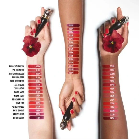 Christian Louboutin Rouge Louboutin Velvet Matte Lipstick-in Bare Rococotte 013M - Picture 8 of 15